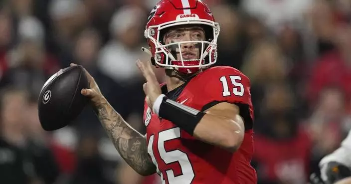 No. 8 Georgia is a heavy favorite against struggling UMass as it looks to protect its playoff hopes