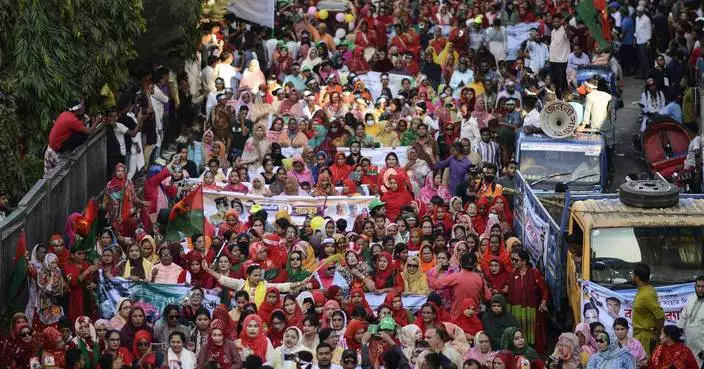 Thousands rally in Bangladesh capital as major political party demands quick reforms and an election