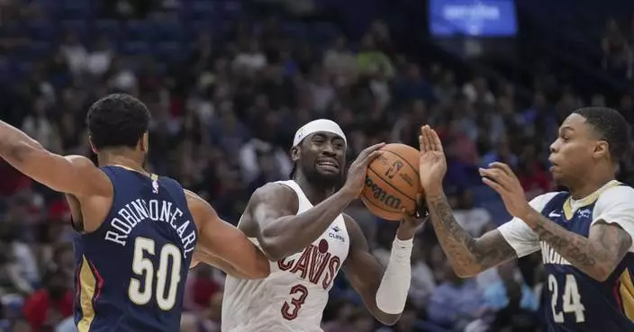 Mitchell scores 29 and the Cavaliers beat the Pelicans 131-122 for their first 9-0 start