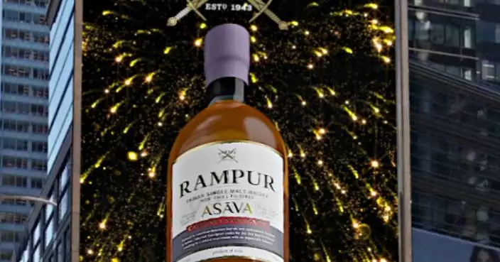 Rampur Distillery Lights Up Diwali in Times Square New York City