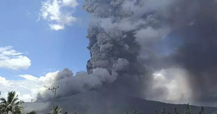 Indonesia's Mount Lewotobi Laki Laki continues to unleash towering column of hot clouds