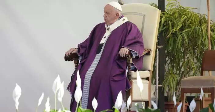 Pope Francis prays in front of graves of unborn children ahead of All Souls&#8217; Day Mass