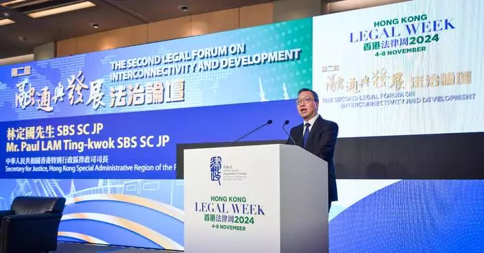 Secretary for Justice Highlights Hong Kong's Role in Global Legal Connectivity at Legal Forum 2024