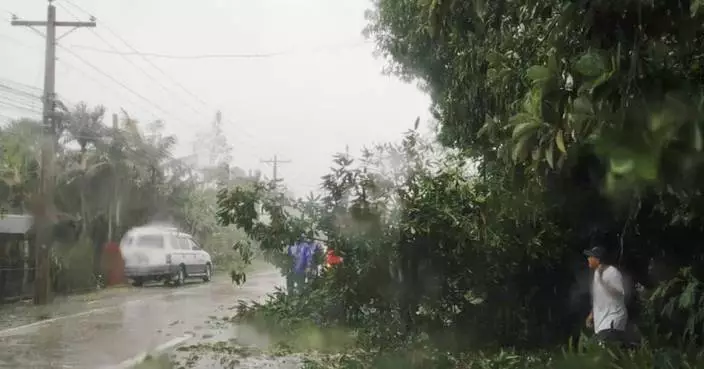 Strong typhoon threatens northern Philippine region still recovering from back-to-back storms