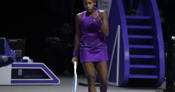 Coco Gauff wins WTA Finals for the first time by rallying to beat Zheng Qinwen