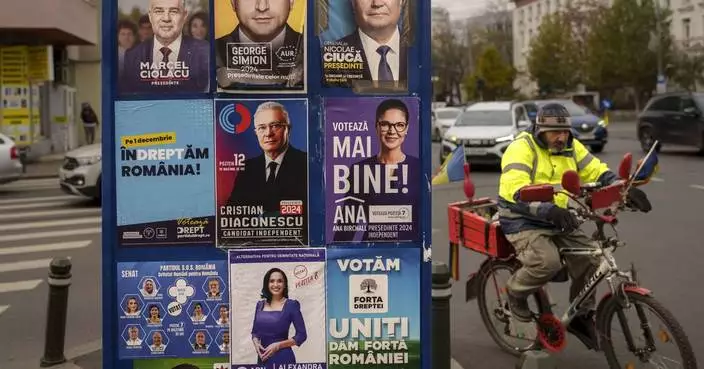 Romanians cast ballots in presidential race that could pit nationalist against leftist in a runoff