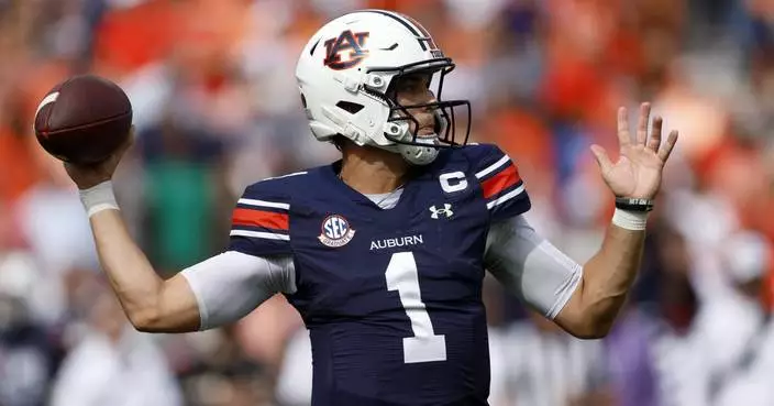 Auburn quarterback Payton Thorne still nursing injury to throwing shoulder