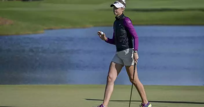 Nelly Korda recovers from a 6-shot deficit and cuts Charley Hull&#8217;s lead to one in LPGA