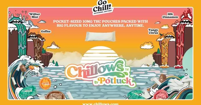 Sensi Brands Inc. Launches THC-Infused Pouch “Chillows by Potluck™” promising a shift in consumption patterns for Canadian Cannabis Consumers