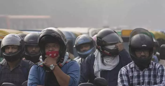 AP PHOTOS: Thick smog shrouds Asian cities