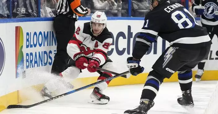 Andrei Vasilevskiy makes 29 saves for  36th NHL shutout, Lightning beat Devils 4-0