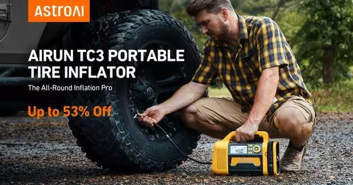 AstroAI's TC3 Tire Inflator Debuts on Kickstarter After Months of R&amp;D