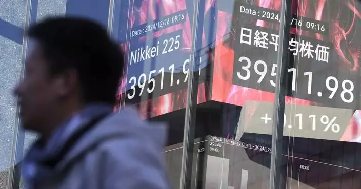 Stock market today: Asian shares are mixed after Nasdaq sets a record ahead of Fed meeting