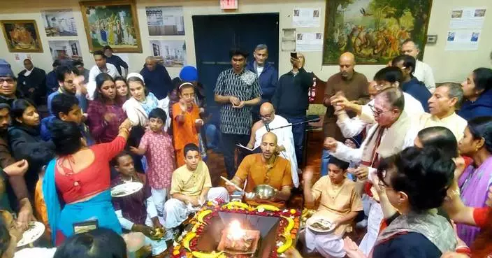 On Gita Jayanti, Hare Krishnas celebrate the birth of the sacred text Bhagavad Gita