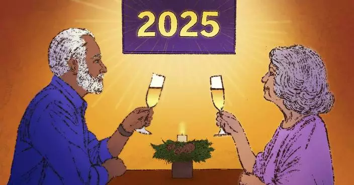 Will New Year&#8217;s Eve be loud or quiet? What are the top 2025 resolutions? AP-NORC poll has answers