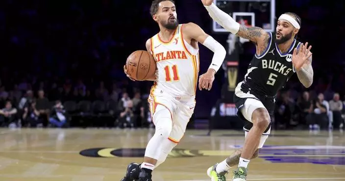 Hawks' unexpected run in NBA Cup ends with semifinals loss to Bucks after cold 4th quarter