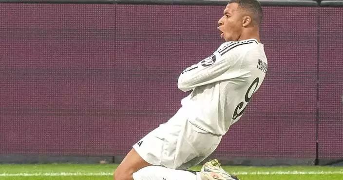 Mbappé scores his 50th Champions League goal but then exits Real Madrid's win at Atalanta