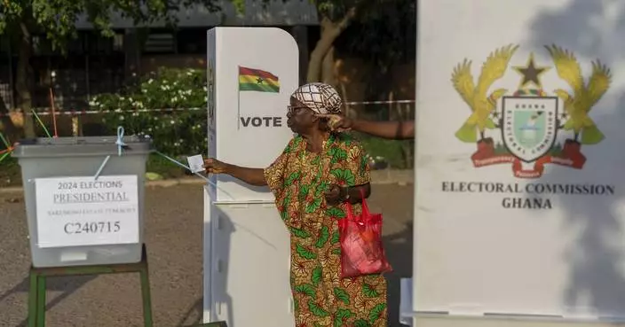 People vote in a general election in Ghana overshadowed by worst economic crisis in a generation