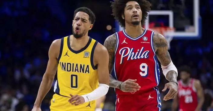 76ers&#8217; Joel Embiid hit in face in 1st half, Pacers go on to beat 76ers 121-107