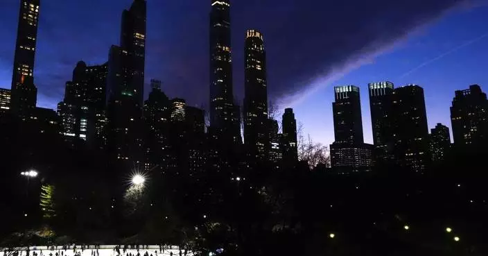 AP PHOTOS: The iconic and unconventional sides of Christmas in New York