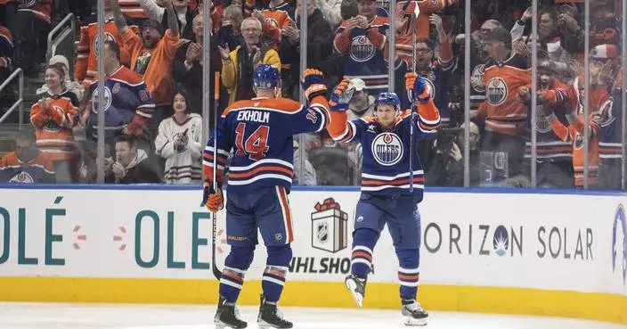 Draisaitl scores as the Oilers beat the Golden Knights 6-3 for their 5th straight win