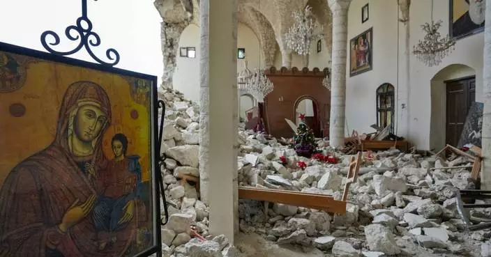 In the ruins of a bombed-out church in Lebanon, there&#8217;s now a tiny Christmas tree