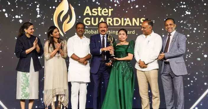 Nurse Maria Victoria Juan From Philippines Wins the Prestigious Aster Guardians Global Nursing Award 2024