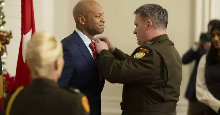 Following controversy, Maryland Gov. Wes Moore receives Bronze Star for Army service 18 years ago