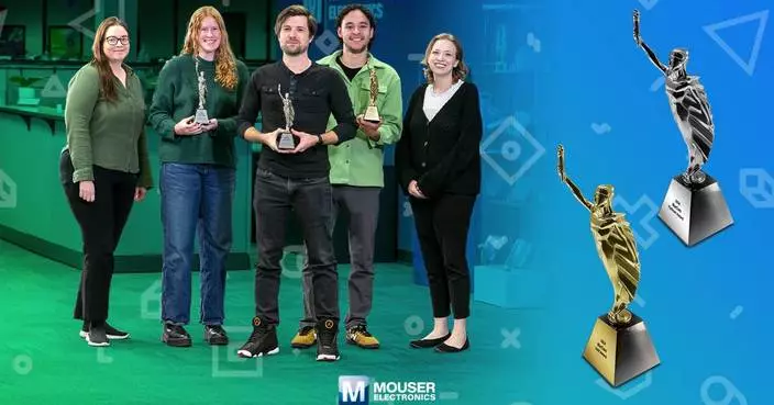 Mouser Scores Top Marketing Awards for Creativity and Design