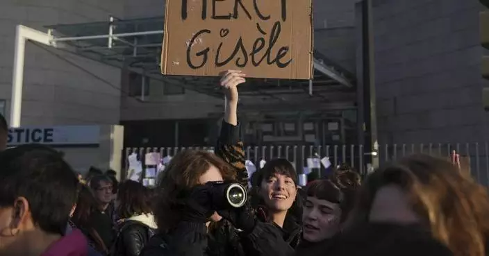 Women's right activists rally in France ahead of Gisèle Pelicot's rape trial verdict