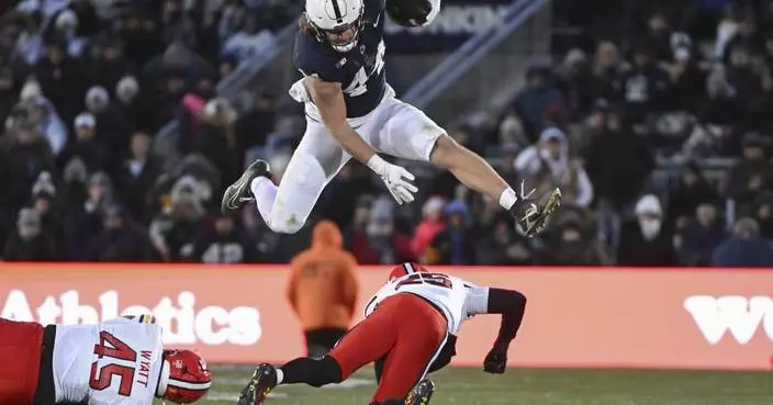 No. 4 Penn State overcomes slow start to beat Maryland 44-7 and advance to Big Ten title game