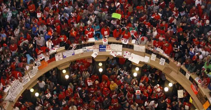 Unions score a major win in Wisconsin with a court ruling restoring collective bargaining rights