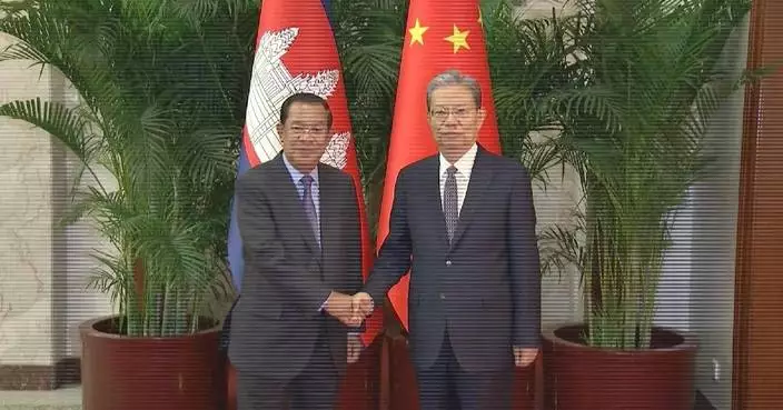 China&#8217;s top legislator meets with Cambodian senate president