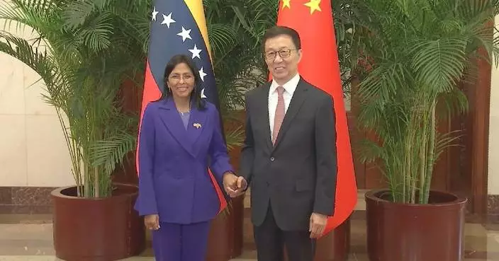 Chinese vice-president meets visiting Venezuelan counterpart on relations