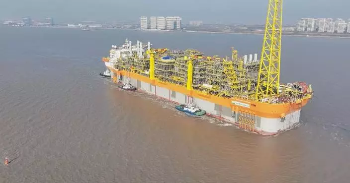 World’s largest FPSO vessel sets sail from Jiangsu