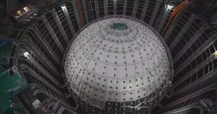 World&#8217;s largest transparent spherical neutrino detector starts filling with ultrapure water