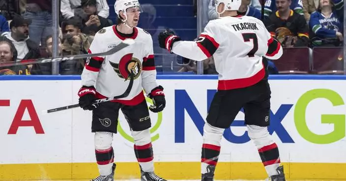 Senators extend win streak to 6 games with 5-4 OT victory over Canucks