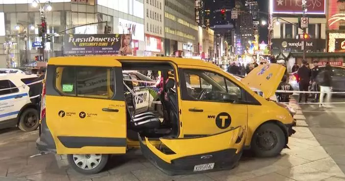 NYC taxi driver was having a medical episode when he jumped the curb and hit people, police say