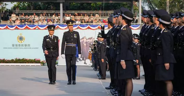 CSD Celebrates Graduation of 105 New Officers at Hong Kong Correctional Services Academy Parade