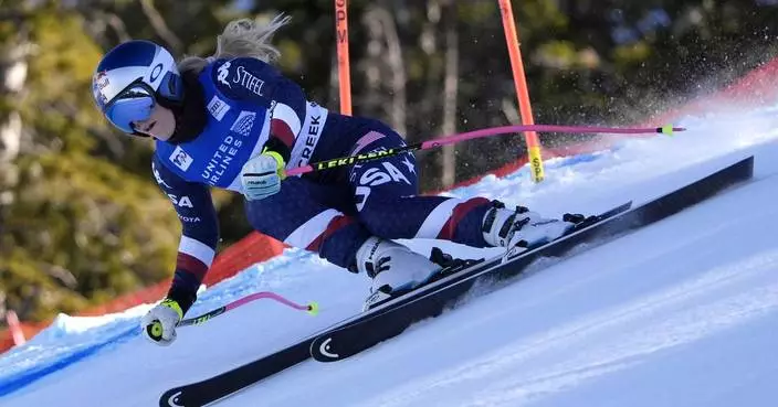 Lindsey Vonn to enter World Cup ski races next weekend in Switzerland in her comeback at age 40