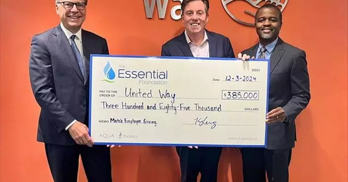 Essential Utilities Donates $385,000 to United Way to Match Employee Giving