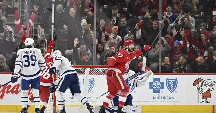 Jeff Petry scores 1st 2 goals of season, Red Wings beat Maple Leafs 4-2