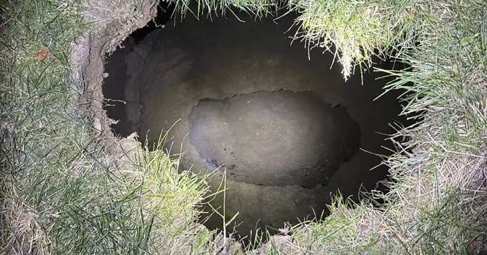 Authorities fear a Pennsylvania woman was swallowed by a sinkhole while looking for her cat