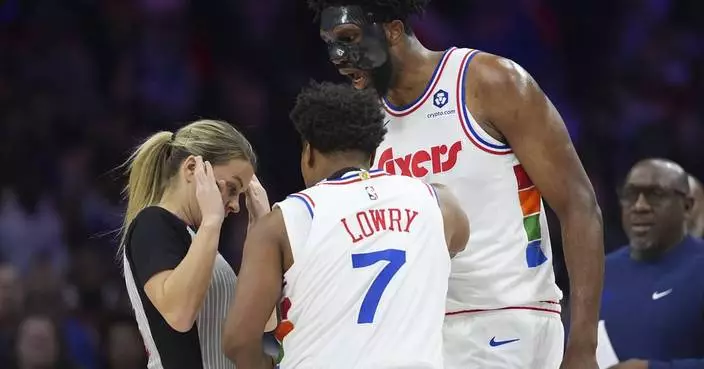 Embiid ejected after drawing 2 technicals in game against Wembanyama and Spurs