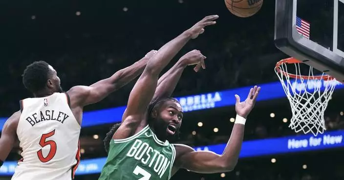 NBA fines Celtics&#8217; Jaylen Brown $25,000 after his throat-slash gesture against Detroit