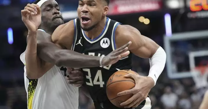 Antetokounmpo and Bucks shake off sluggish 1st half, rally to beat the Pacers 120-112