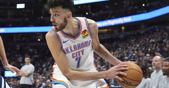 Thunder&#8217;s Chet Holmgren sidelined for at least 3 more weeks as he recovers from hip fracture