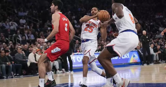 Knicks surpass 140 for second straight game, snap Grizzlies&#8217; 6-game win streak with 143-106 rout