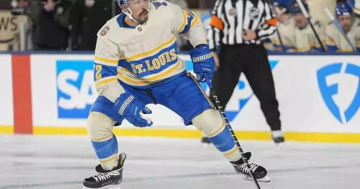 Cam Fowler scores twice as the Blues beat the Blackhawks 6-2 in the Winter Classic at Wrigley Field