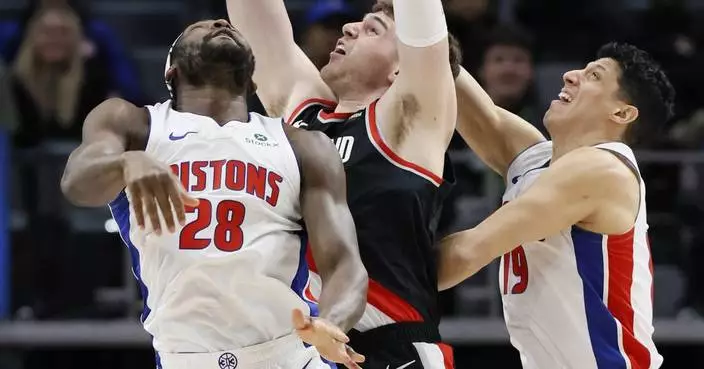 Pistons' rally for 118-115 win over Blazers